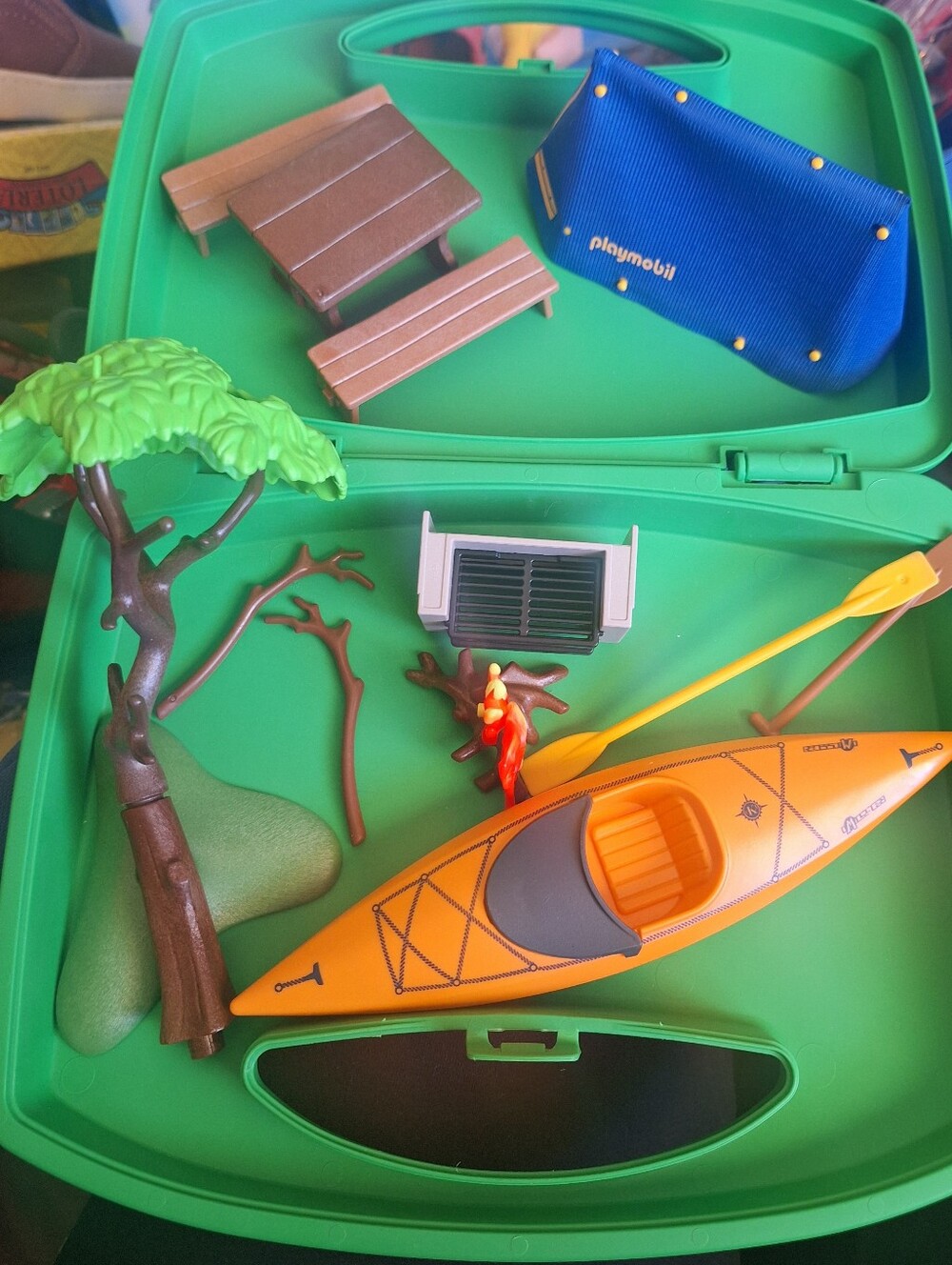 Playmobil Orange Kayak Adventure Set with Accessories